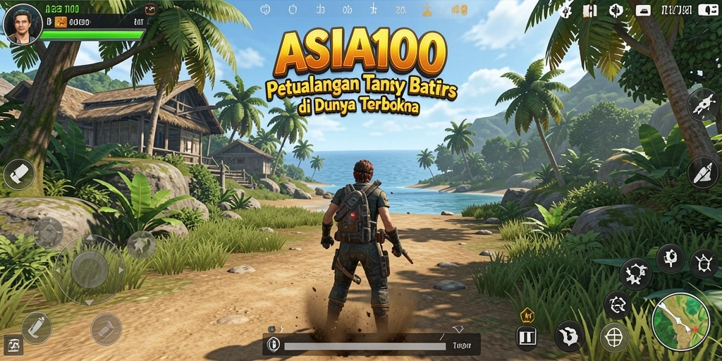 Gameplay ASIA100 dengan dunia Open World yang luas dan penuh aksi.