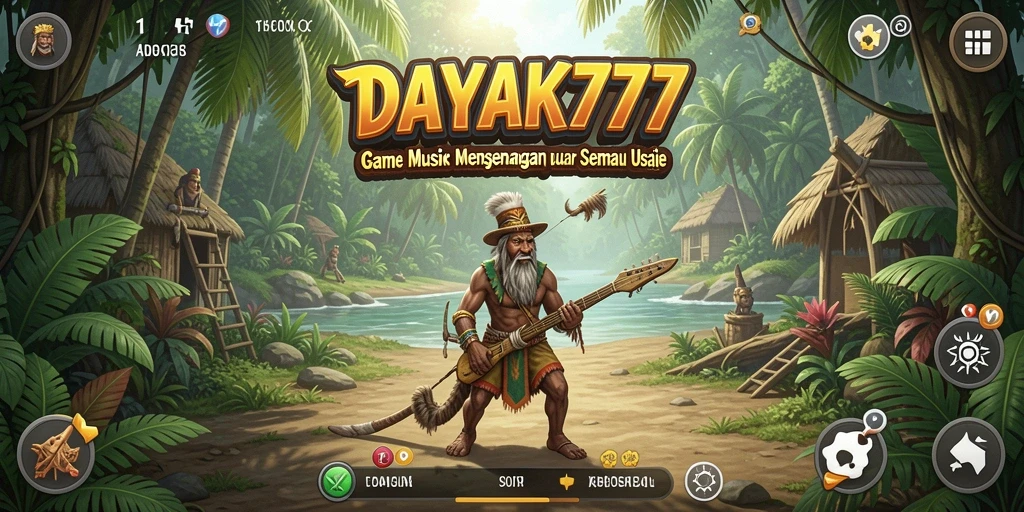 Tampilan gameplay DAYAK777 yang seru dan interaktif.