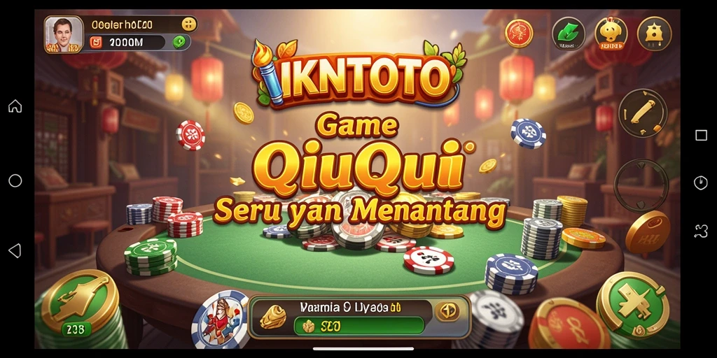 Tampak gameplay seru QiuQiu di IKNTOTO.