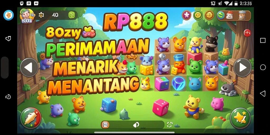 Tampilan gameplay RP888 yang menantang dan seru.