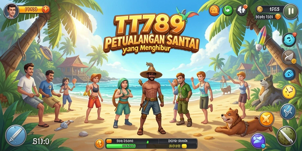Tampilan gameplay seru dan penuh warna dari TT789.